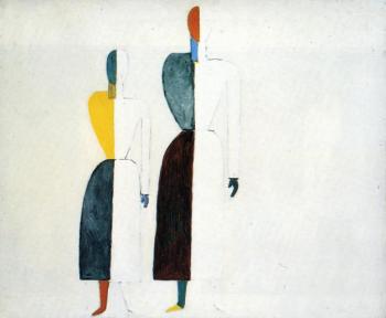 卡玆米爾 馬列維奇 Two Figures 卡玆米爾 馬列維奇 Two Figures